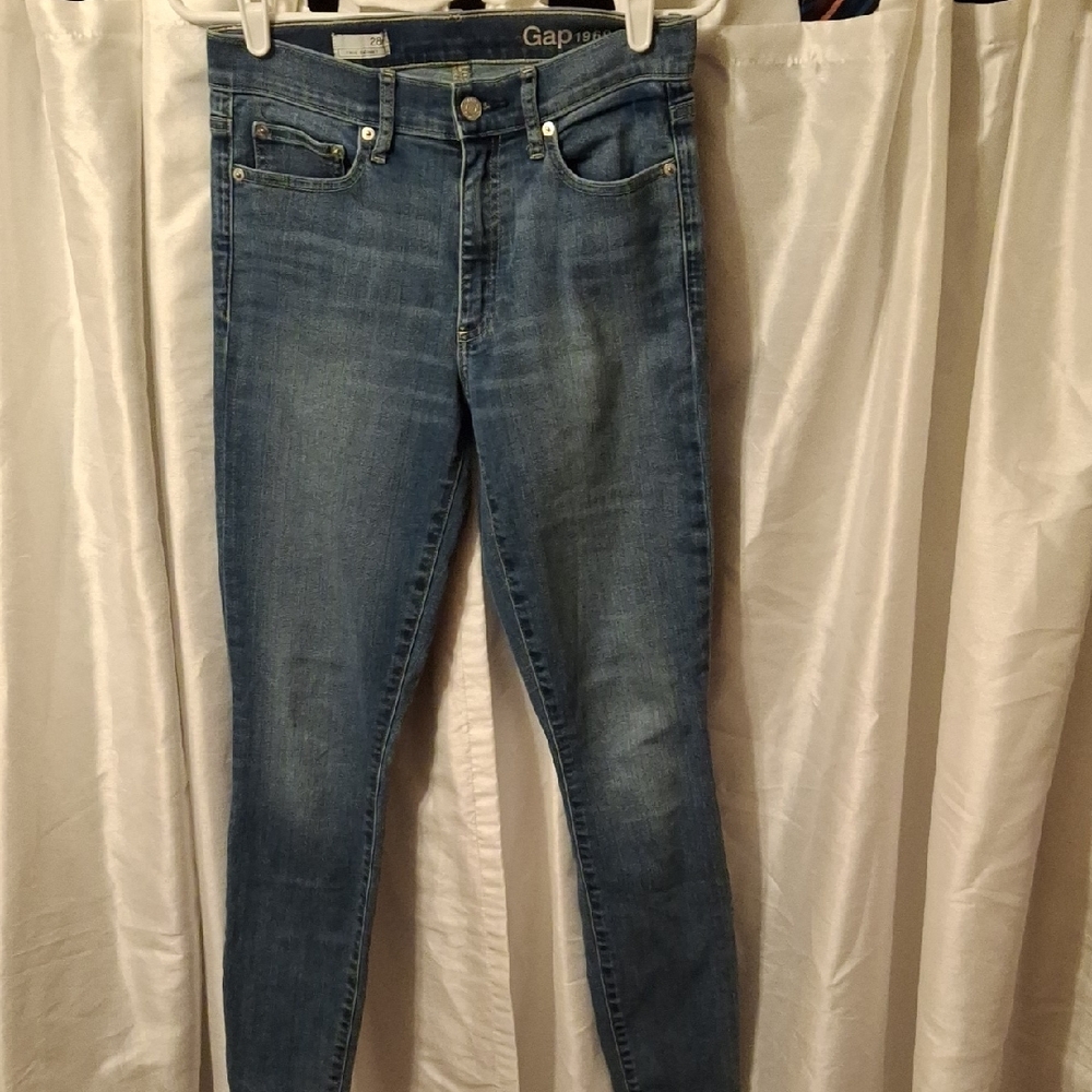 GAP Women's Medium Blue Skinny Jeans 28